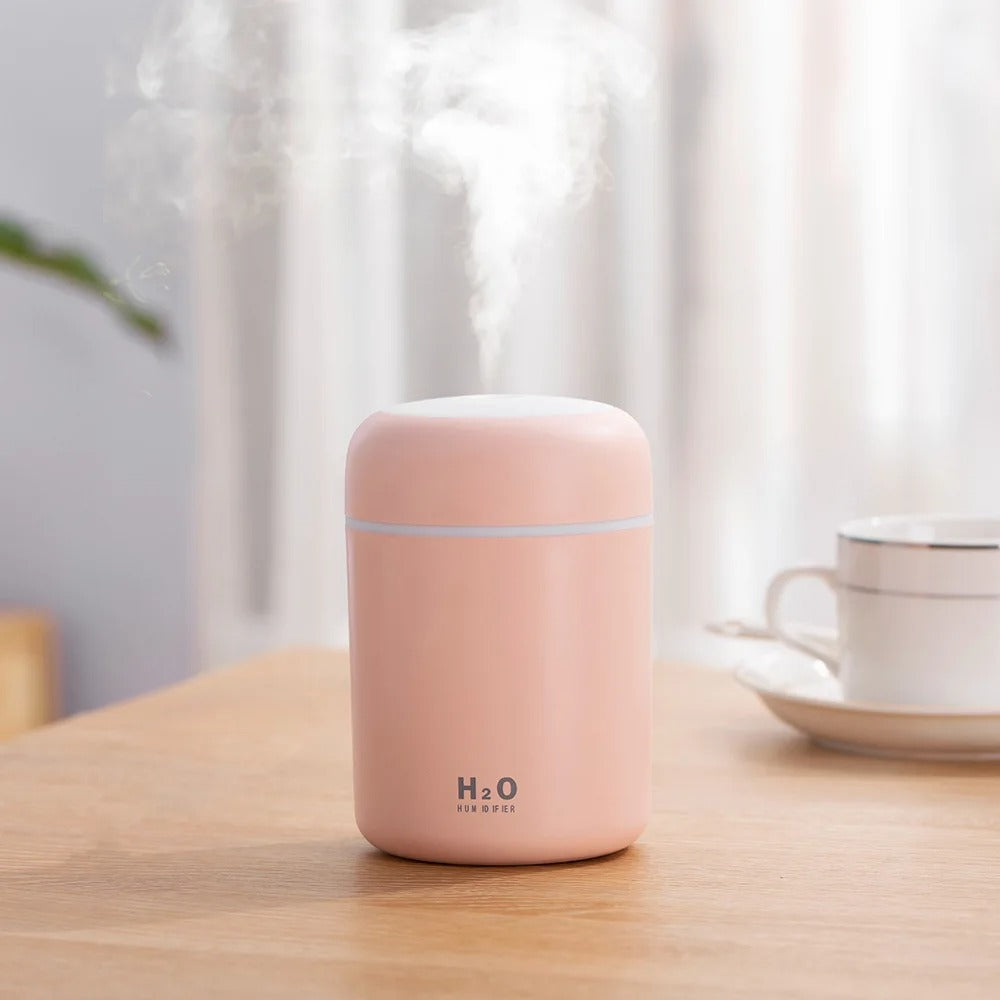 Essential Humidifier, Pink version, Close Up