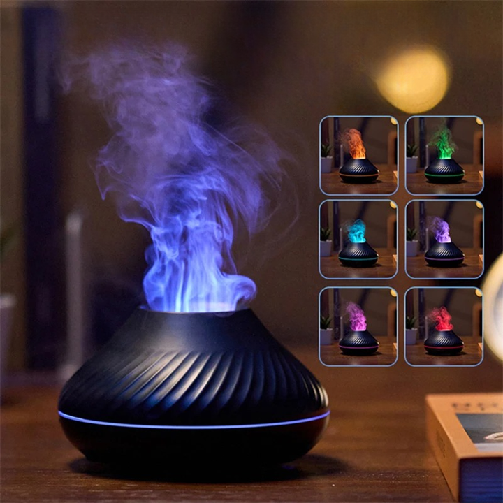 Mist Humidifier, Black version, 7 different colors