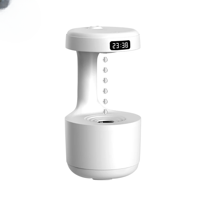 Anti-Gravity Humidifier, White version, close up