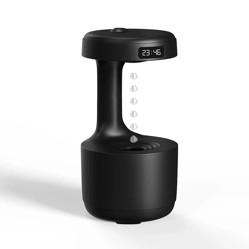 Anti-Gravity Humidifier, Black version, close up